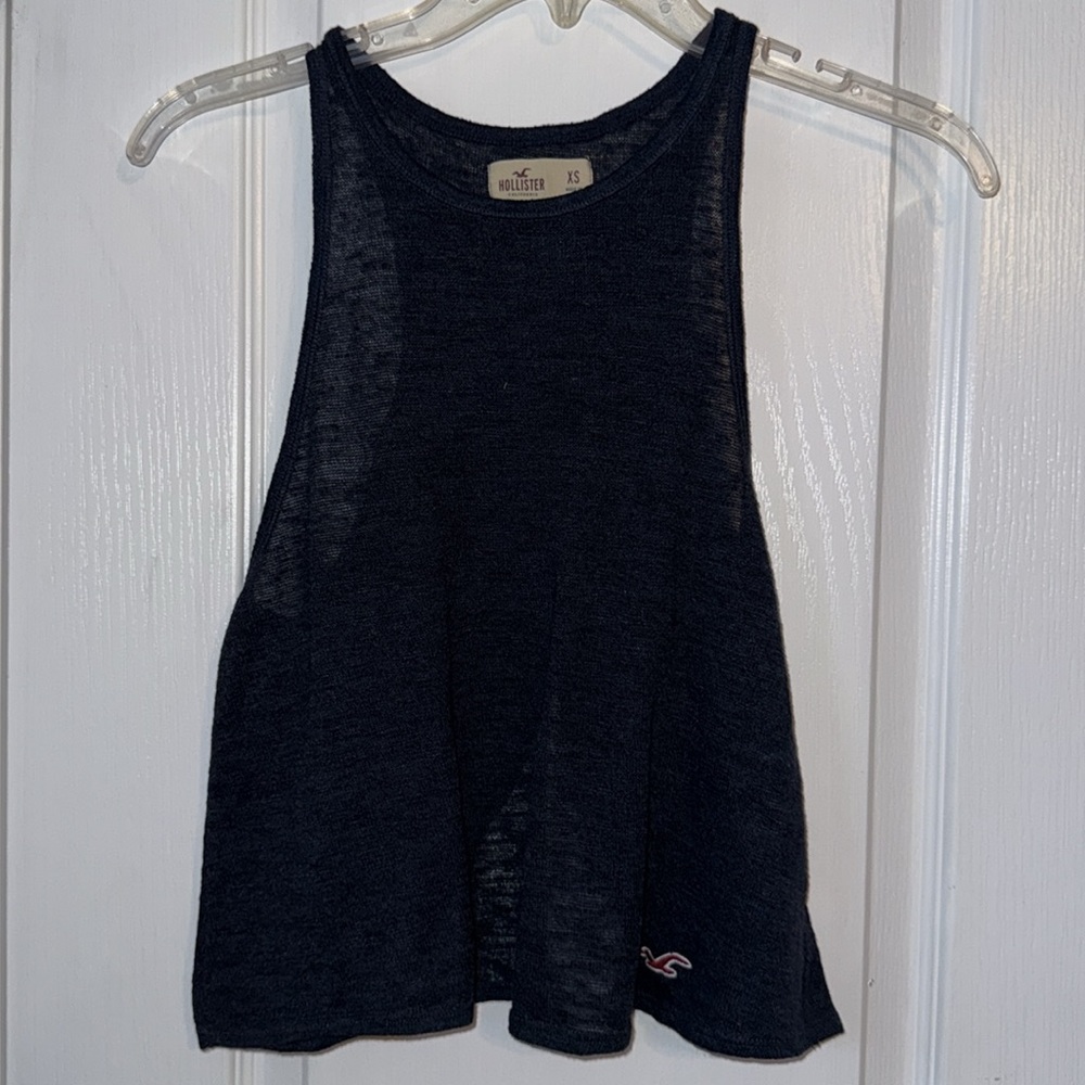 Hollister Y2K Blue Open Back Top Size XS